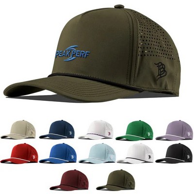 Branded Bills® Script Curved 5 Panel Rope Cap